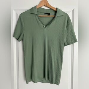 ASOS Men's Muscle Fit Green Polo Shirt